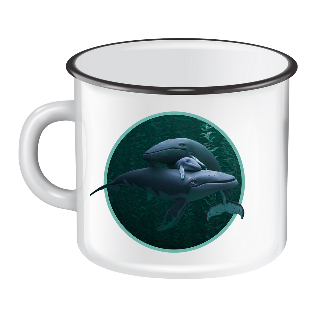 Vincents Familie - Emaille Tasse