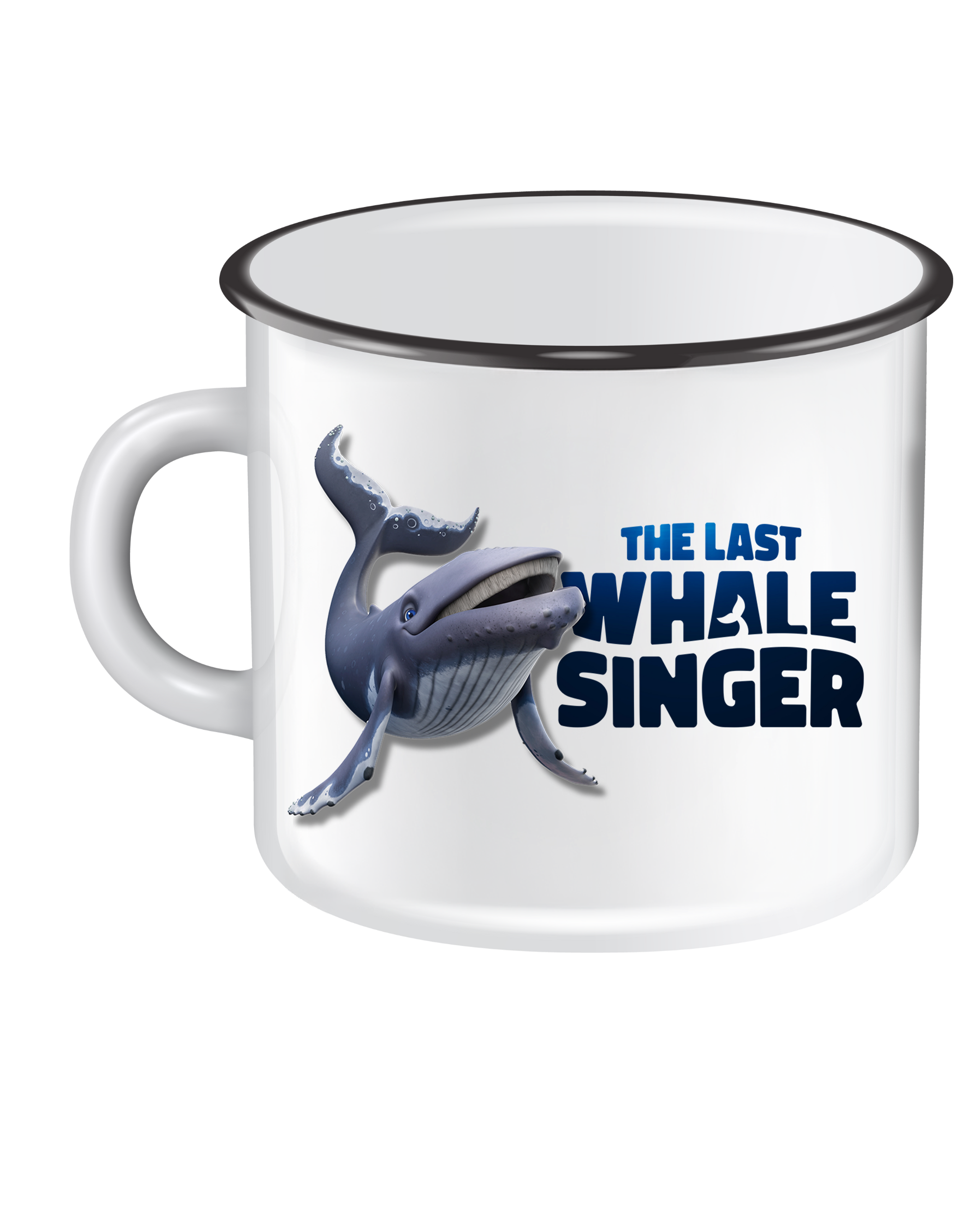 Vincent Logo - Emaille-Tasse